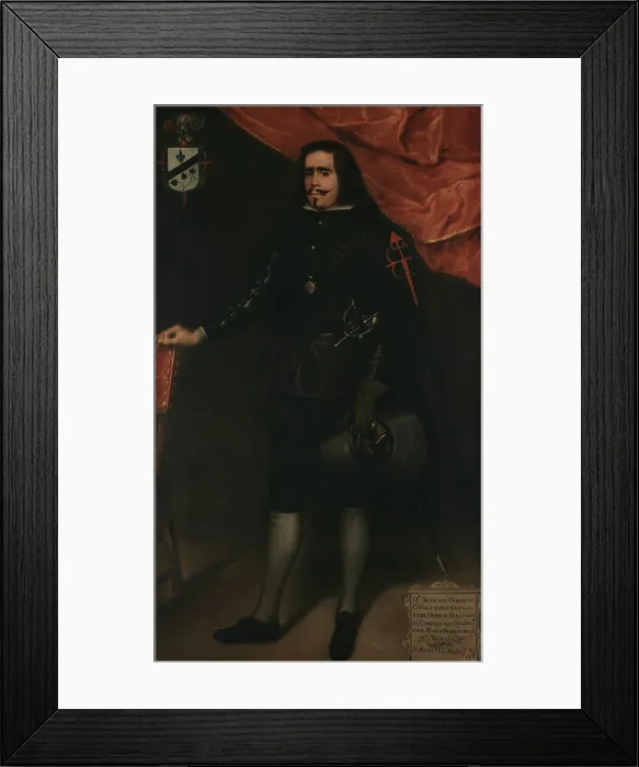 Framed Print : Portrait of don Bernabe de Ochoa y Chinchetru, 1661. Creator: Alfaro y Gamez, Juan de (1643-1680) Framed Print : Portrait of don Bernabe de Ochoa y Chinchetru, 1661. Creator: Alfaro y Gamez, Juan de (1643-1680)