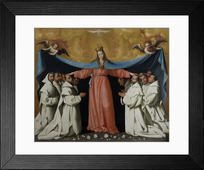 Framed Print : Virgin of the Carthusians, 1650-1660. Creator: Zurbaran, Francisco, de (1598-1664) Framed Print : Virgin of the Carthusians, 1650-1660. Creator: Zurbaran, Francisco, de (1598-1664)