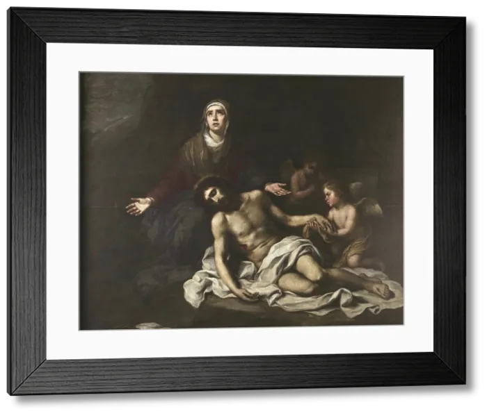 Framed Print : Pieta, 1668-1669. Creator: Murillo, Bartolome Esteban (1617-1682) Framed Print : Pieta, 1668-1669. Creator: Murillo, Bartolome Esteban (1617-1682)