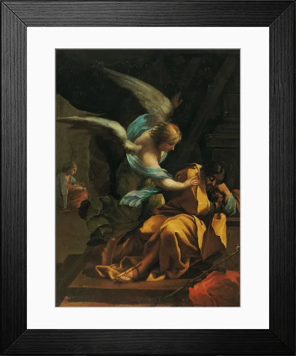 Framed Print : The Dream of St. Joseph, c1772. Creator: Goya, Francisco, de (1746-1828) Framed Print : The Dream of St. Joseph, c1772. Creator: Goya, Francisco, de (1746-1828)