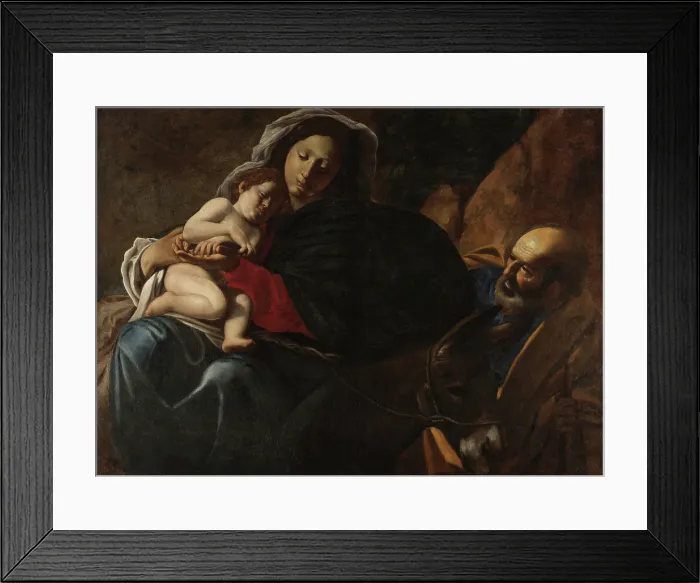 Framed Print : The Rest on the Flight into Egypt, 1622-1625. Creator: Caracciolo, Giovanni Battista (1578-1635) Framed Print : The Rest on the Flight into Egypt, 1622-1625. Creator: Caracciolo, Giovanni Battista (1578-1635)
