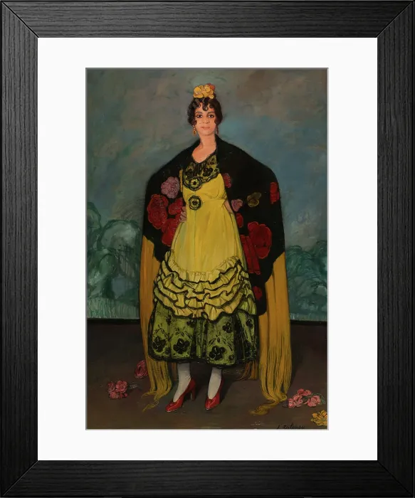Framed Print : Chulilla, 1918. Creator: Zuloaga y Zabaleto, Ignacio (1870-1945) Framed Print : Chulilla, 1918. Creator: Zuloaga y Zabaleto, Ignacio (1870-1945)