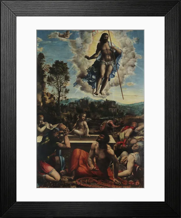 Framed Print : The Resurrection of Christ, 1534. Creator: Sodoma (1477-1549) Framed Print : The Resurrection of Christ, 1534. Creator: Sodoma (1477-1549)