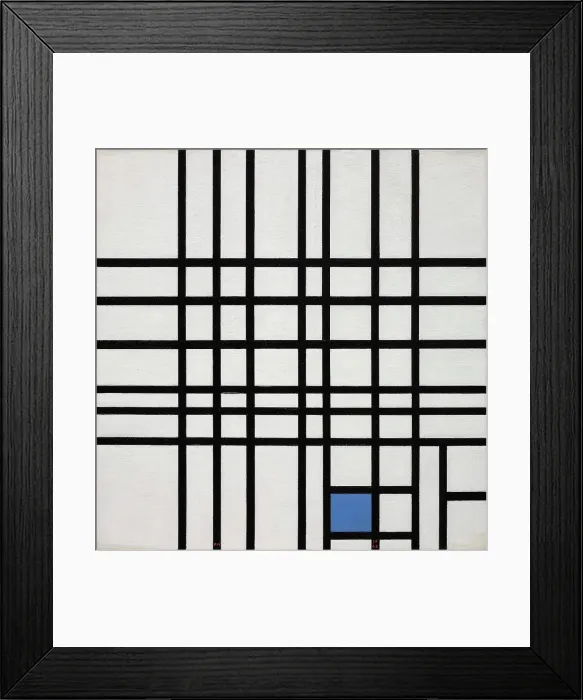 Framed Print : Composition No. 12 with Blue, 1936-1942. Creator: Mondrian, Piet (1872-1944) Framed Print : Composition No. 12 with Blue, 1936-1942. Creator: Mondrian, Piet (1872-1944)