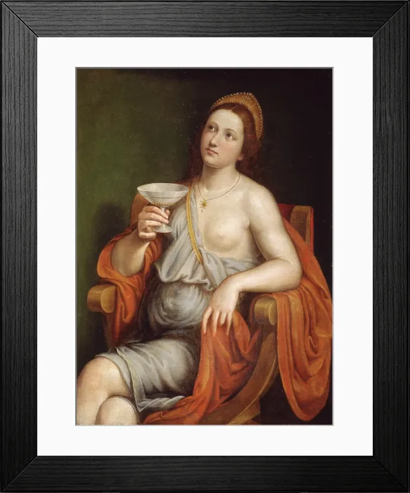 Framed Print : Sophonisba, c1521-1525. Creator: Caroto, Giovan Francesco (c. 1480-1555) Framed Print : Sophonisba, c1521-1525. Creator: Caroto, Giovan Francesco (c. 1480-1555)