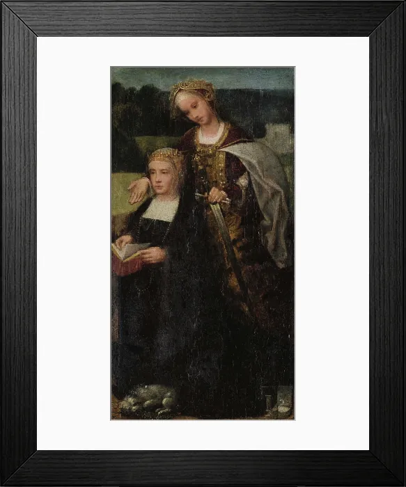 Framed Print : Catherine of Aragon (1485-1536), 1525. Creator: Isenbrant, Adriaen (1490-1551) Framed Print : Catherine of Aragon (1485-1536), 1525. Creator: Isenbrant, Adriaen (1490-1551)