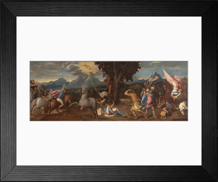 Framed Print : The Conversion of Saint Paul, 1550-1555. Creator: Licinio, Giulio (1527-1591) Framed Print : The Conversion of Saint Paul, 1550-1555. Creator: Licinio, Giulio (1527-1591)