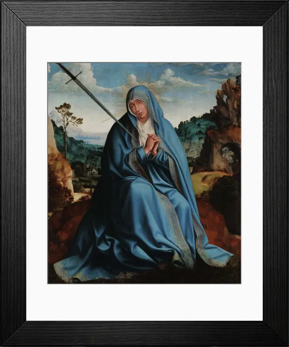 Framed Print : Our Lady of Sorrows. Creator: Massys, Quentin Framed Print : Our Lady of Sorrows. Creator: Massys, Quentin
