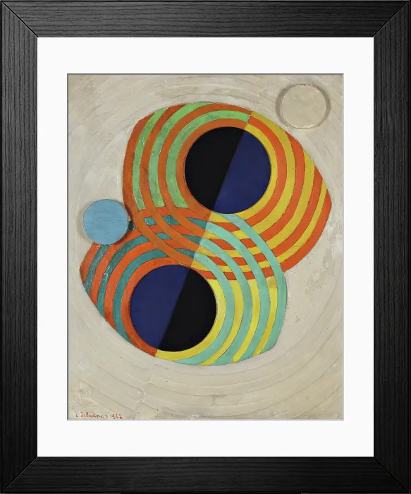 Framed Print : Relief. Rhythms, 1932. Creator: Delaunay, Robert (1885-1941) Framed Print : Relief. Rhythms, 1932. Creator: Delaunay, Robert (1885-1941)