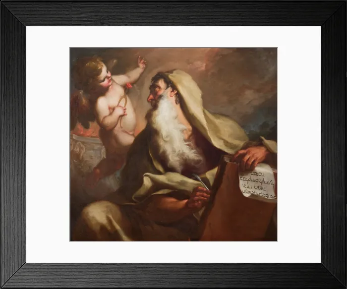 Framed Print : The Prophet Isaiah, 1707. Creator: Balestra, Antonio (1666-1740) Framed Print : The Prophet Isaiah, 1707. Creator: Balestra, Antonio (1666-1740)