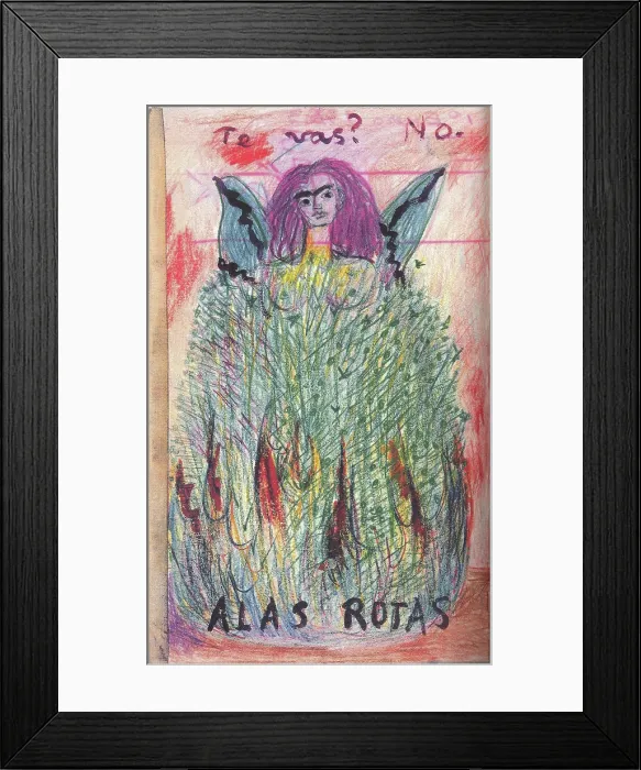 Framed Print : Page from Frida Kahlo's diary. Creator: Kahlo, Frida (1907-1954). Page from Frida Kahlo's diary. Creator: Kahlo, Frida (1907-1954) Framed Print : Page from Frida Kahlo's diary. Creator: Kahlo, Frida (1907-1954). Page from Frida Kahlo's diary. Creator: Kahlo, Frida (1907-1954)