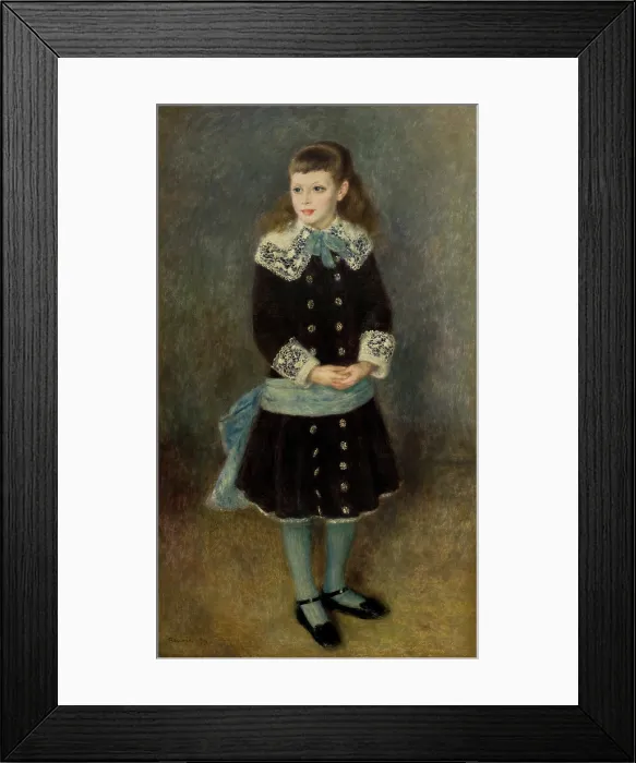 Framed Print : Portrait of Marthe Berard, 1879. Creator: Renoir, Pierre Auguste (1841-1919) Framed Print : Portrait of Marthe Berard, 1879. Creator: Renoir, Pierre Auguste (1841-1919)