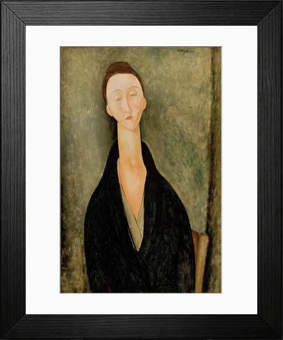 Framed Print : Lunia Czechowska, c1918. Creator: Modigliani, Amedeo (1884-1920) Framed Print : Lunia Czechowska, c1918. Creator: Modigliani, Amedeo (1884-1920)