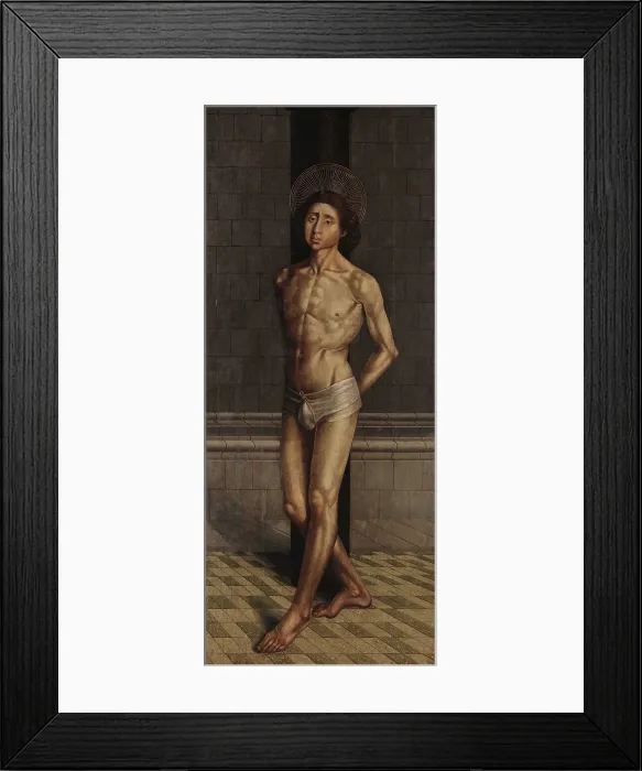 Framed Print : Saint Vincent at the Column, 1470s. Creator: Goncalves, Nuno (active 1445-1480) Framed Print : Saint Vincent at the Column, 1470s. Creator: Goncalves, Nuno (active 1445-1480)