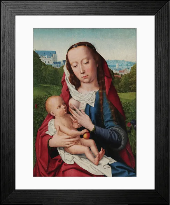Framed Print : The Virgin and Child. Creator: David, Gerard (ca. 1460-1523) Framed Print : The Virgin and Child. Creator: David, Gerard (ca. 1460-1523)