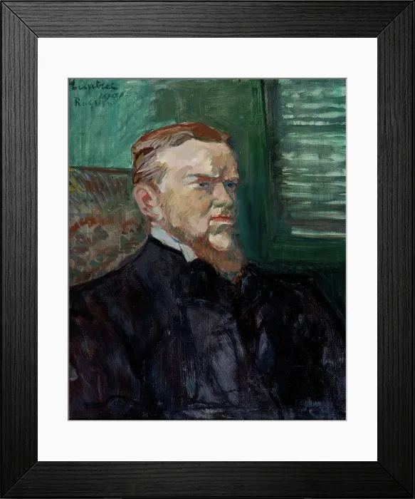 Framed Print : Portrait of Octave Raquin, 1901. Creator: Toulouse-Lautrec, Henri, de (1864-1901) Framed Print : Portrait of Octave Raquin, 1901. Creator: Toulouse-Lautrec, Henri, de (1864-1901)