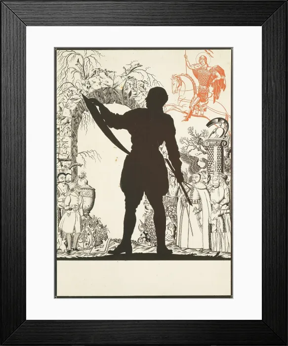Framed Print : Self-portrait, 1919. Creator: Narbut, Georgi Ivanovich (1886-1920) Framed Print : Self-portrait, 1919. Creator: Narbut, Georgi Ivanovich (1886-1920)