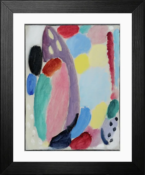Framed Print : Variation: Tenderness, c1918. Creator: Javlensky, Alexei, von (1864-1941) Framed Print : Variation: Tenderness, c1918. Creator: Javlensky, Alexei, von (1864-1941)