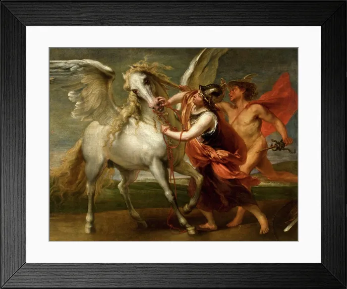 Framed Print : Pegasus, Mid of 17th century. Creator: Boeckhorst, Jan (1604-1668) Framed Print : Pegasus, Mid of 17th century. Creator: Boeckhorst, Jan (1604-1668)