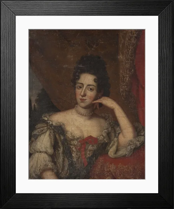 Framed Print : Portrait of Theresa Kunegunda Sobieska (1676-1730), Electress of Bavaria, c1695. Creator: Siemiginowski-Eleuter, Jerzy (1660-1711) Framed Print : Portrait of Theresa Kunegunda Sobieska (1676-1730), Electress of Bavaria, c1695. Creator: Siemiginowski-Eleuter, Jerzy (1660-1711)