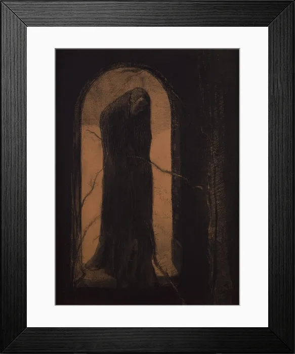 Framed Print : The Grief, c1893. Creator: Redon, Odilon (1840-1916) Framed Print : The Grief, c1893. Creator: Redon, Odilon (1840-1916)