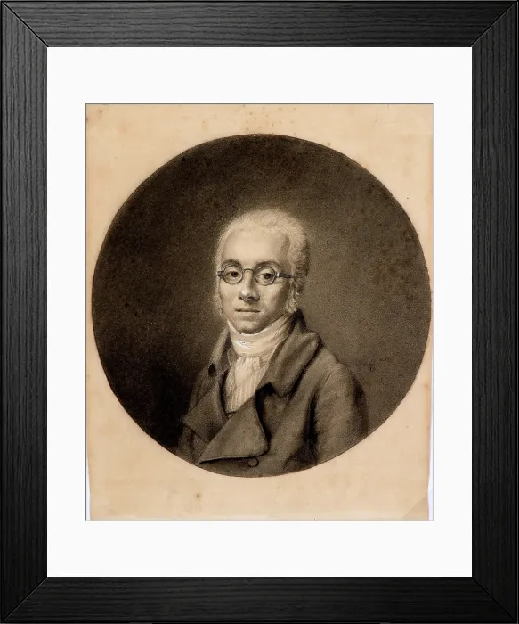 Framed Print : Self-portrait, Early 19th century. Creator: Taunay, Nicolas Antoine (1755-1830) Framed Print : Self-portrait, Early 19th century. Creator: Taunay, Nicolas Antoine (1755-1830)