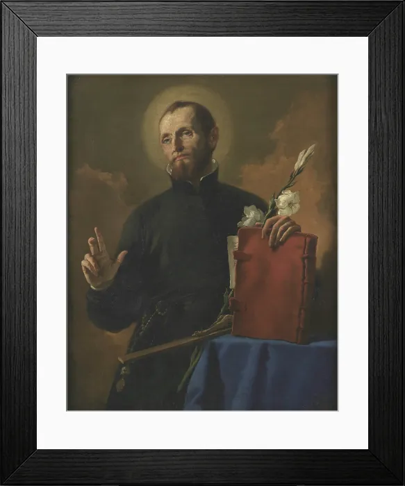 Framed Print : Saint Cajetan, 18th century. Creator: Tiepolo, Giambattista (1696-1770) Framed Print : Saint Cajetan, 18th century. Creator: Tiepolo, Giambattista (1696-1770)
