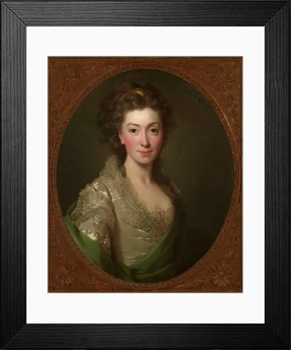 Framed Print : Portrait of Princess Izabela Czartoryska (1746-1835), nee Flemming, 1774. Creator: Roslin, Alexander (1718-1793) Framed Print : Portrait of Princess Izabela Czartoryska (1746-1835), nee Flemming, 1774. Creator: Roslin, Alexander (1718-1793)