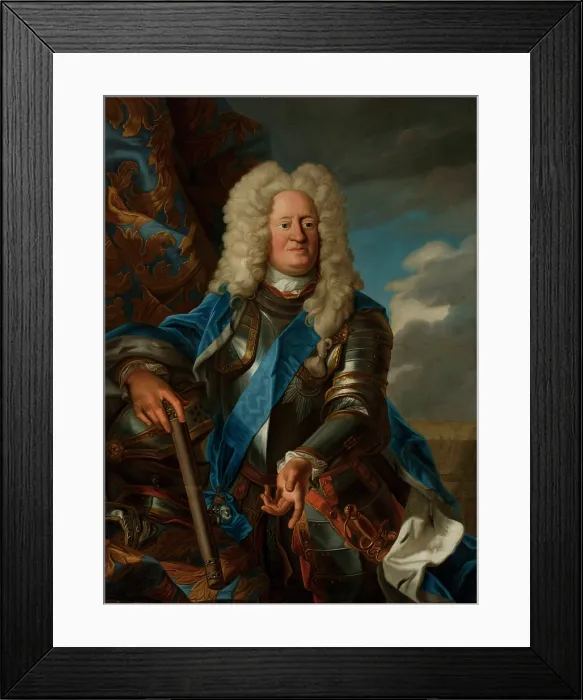 Framed Print : Portrait of Augustus William, Duke of Brunswick-Wolfenbuttel (1662-1731), c1720. Creator: Anonymous Framed Print : Portrait of Augustus William, Duke of Brunswick-Wolfenbuttel (1662-1731), c1720. Creator: Anonymous