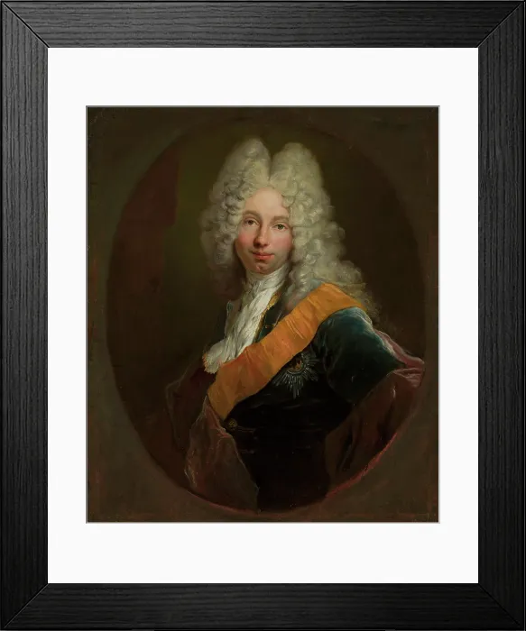 Framed Print : Portrait of Frederick William Kettler (1692-1711), Duke of Courland and Semigallia, 1711-1712. Creator: Pesne, Antoine (1683-1757) Framed Print : Portrait of Frederick William Kettler (1692-1711), Duke of Courland and Semigallia, 1711-1712. Creator: Pesne, Antoine (1683-1757)