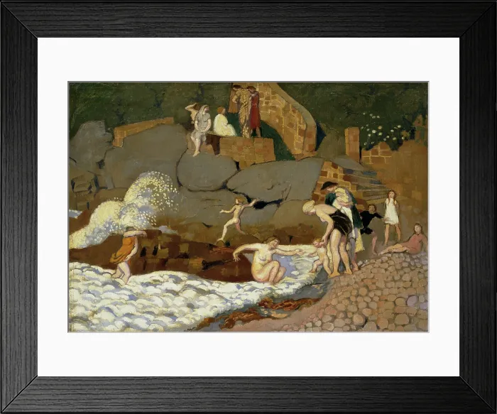 Framed Print : Rock of Trestrignel, 1920. Creator: Denis, Maurice (1870-1943) Framed Print : Rock of Trestrignel, 1920. Creator: Denis, Maurice (1870-1943)