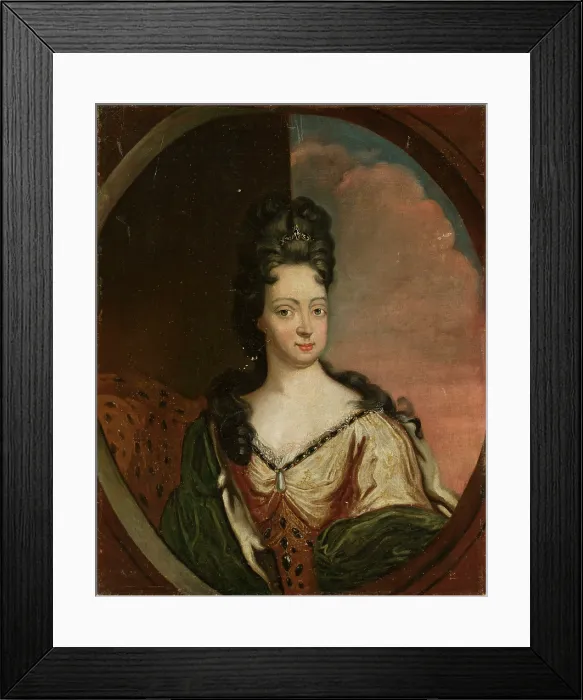 Framed Print : Portrait of Elisabeth Christine of Brunswick-Wolfenbuttel (1691-1750)... 1st half of 18th cent. Creator: Mijtens (Meytens), Martin van, the Younger (1695-1770) Framed Print : Portrait of Elisabeth Christine of Brunswick-Wolfenbuttel (1691-1750)... 1st half of 18th cent. Creator: Mijtens (Meytens), Martin van, the Younger (1695-1770)