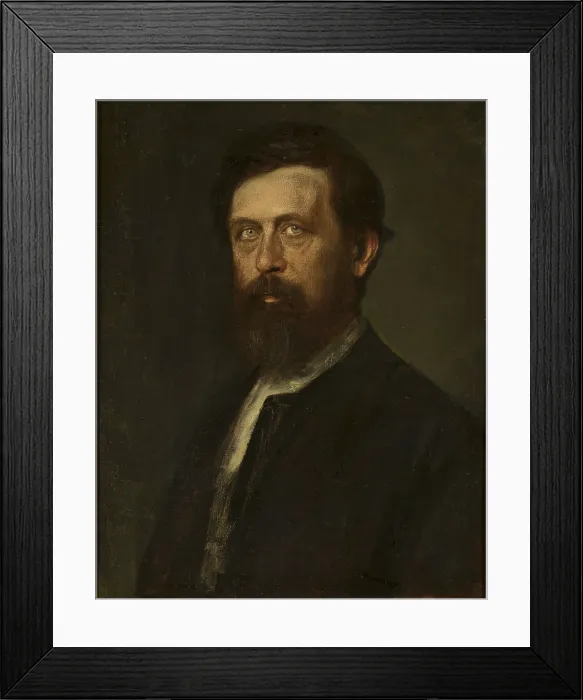 Framed Print : Portrait of Arnold Bocklin, 1875. Creator: Lenbach, Franz, von (1836-1904) Framed Print : Portrait of Arnold Bocklin, 1875. Creator: Lenbach, Franz, von (1836-1904)