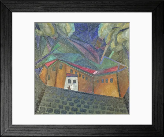 Framed Print : Prison, 1916. Creator: Bogomazov, Alexander Konstantinovich (1880-1930) Framed Print : Prison, 1916. Creator: Bogomazov, Alexander Konstantinovich (1880-1930)
