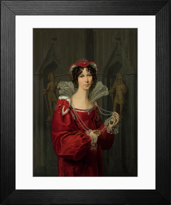 Framed Print : Friederike Luise Wilhelmine of Prussia (1774-1837), Queen of the Netherlands, c1815. Creator: Bury, Friedrich (1763-1823) Framed Print : Friederike Luise Wilhelmine of Prussia (1774-1837), Queen of the Netherlands, c1815. Creator: Bury, Friedrich (1763-1823)