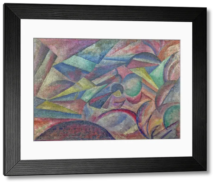 Framed Print : Cosmos, 1910. Creator: Bogomazov, Alexander Konstantinovich (1880-1930) Framed Print : Cosmos, 1910. Creator: Bogomazov, Alexander Konstantinovich (1880-1930)