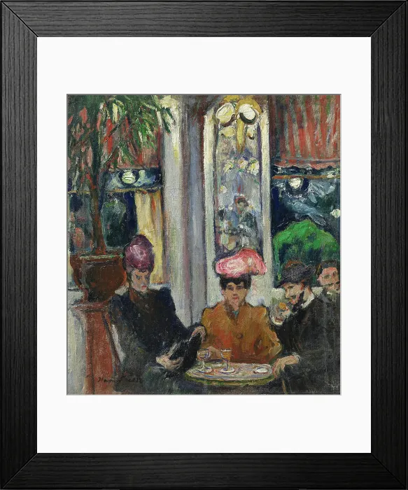 Framed Print : Scene in a Parisian Brasserie, c1905-1906. Creator: Friesz, Achille-Emile-Othon (1879-1949) Framed Print : Scene in a Parisian Brasserie, c1905-1906. Creator: Friesz, Achille-Emile-Othon (1879-1949)