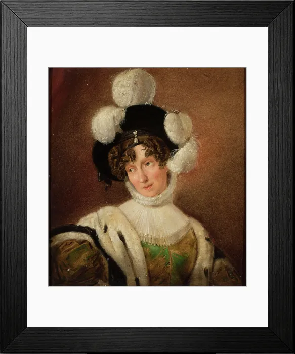 Framed Print : Portrait of Countess Zofia Potocka (1790-1879), nee Branicka. Creator: Molteni, Giuseppe (1800-1867) Framed Print : Portrait of Countess Zofia Potocka (1790-1879), nee Branicka. Creator: Molteni, Giuseppe (1800-1867)