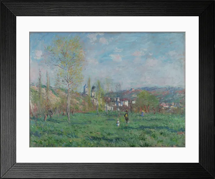 Framed Print : Spring in Vetheuil, 1880. Creator: Monet, Claude (1840-1926) Framed Print : Spring in Vetheuil, 1880. Creator: Monet, Claude (1840-1926)