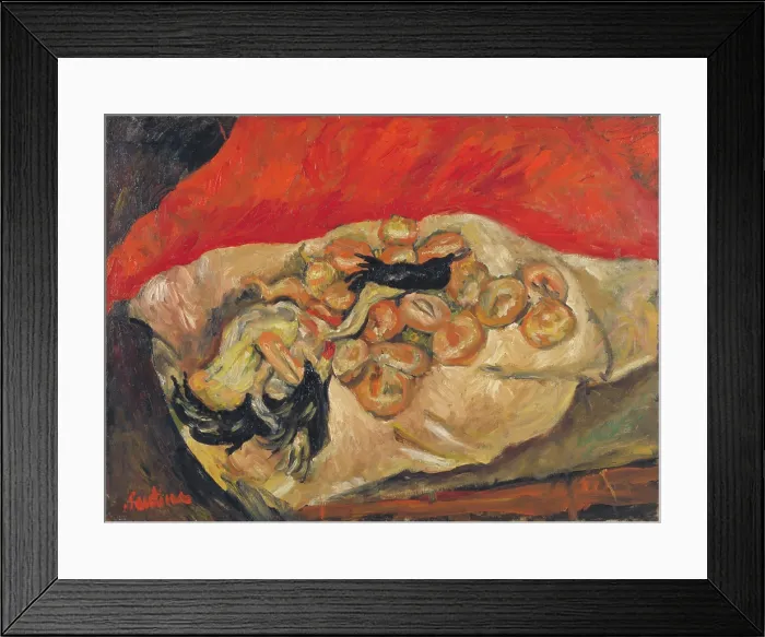 Framed Print : Still Life with Fowl, c1918-1919. Creator: Soutine, Chaim (1893-1943) Framed Print : Still Life with Fowl, c1918-1919. Creator: Soutine, Chaim (1893-1943)