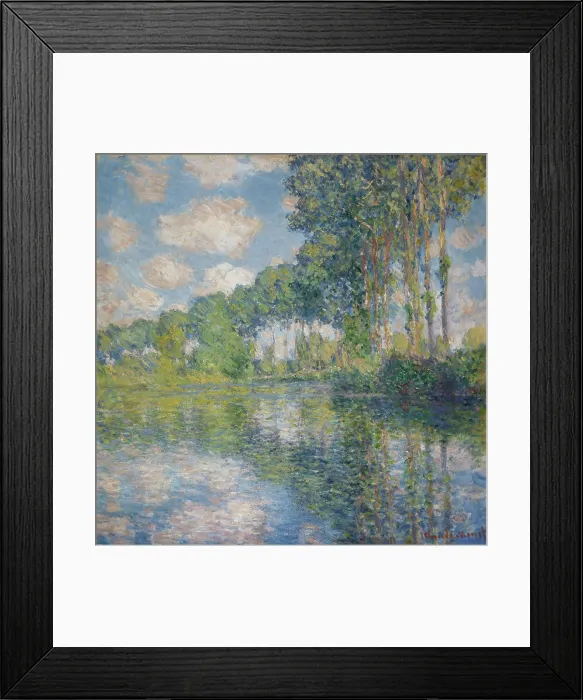 Framed Print : Poplars on the banks of the Epte, 1891. Creator: Monet, Claude (1840-1926) Framed Print : Poplars on the banks of the Epte, 1891. Creator: Monet, Claude (1840-1926)
