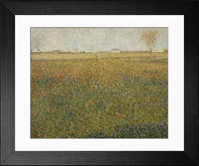 Framed Print : La Luzerne, Saint-Denis, 1884-1885. Creator: Seurat, Georges Pierre (1859-1891) Framed Print : La Luzerne, Saint-Denis, 1884-1885. Creator: Seurat, Georges Pierre (1859-1891)