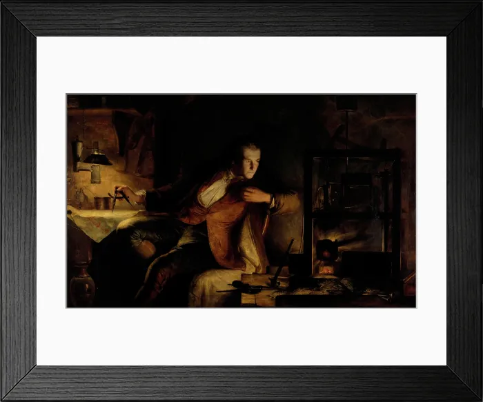 Framed Print : James Watt and the Steam Engine: the Dawn of the Nineteenth Century, 1855. Creator: Lauder, James Eckford (1811-1869) Framed Print : James Watt and the Steam Engine: the Dawn of the Nineteenth Century, 1855. Creator: Lauder, James Eckford (1811-1869)