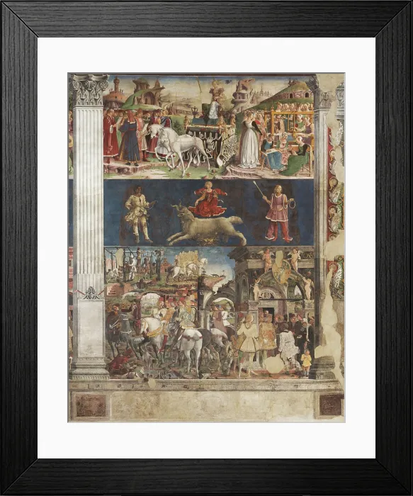 Framed Print : March, 1469-1470. Creator: Francesco del Cossa (1436-1478) Framed Print : March, 1469-1470. Creator: Francesco del Cossa (1436-1478)