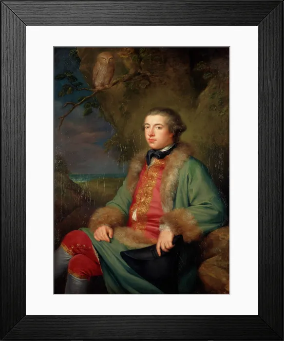 Framed Print : Portrait of James Boswell (1740-1795), 1765. Creator: Willison, George (1741-1797) Framed Print : Portrait of James Boswell (1740-1795), 1765. Creator: Willison, George (1741-1797)