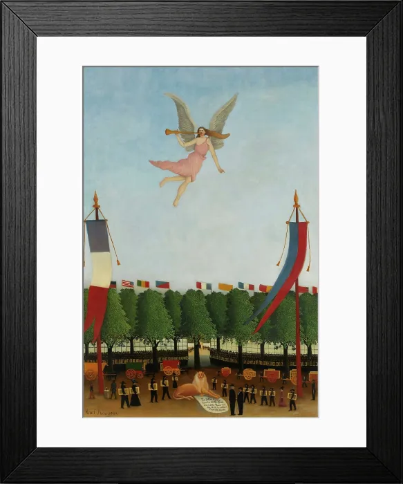 Framed Print : Liberty Inviting Artists to Take Part in the 22nd Exhibition of the Societe des... 1905-1906. Creator: Rousseau, Henri Julien Felix (1844-1910) Framed Print : Liberty Inviting Artists to Take Part in the 22nd Exhibition of the Societe des... 1905-1906. Creator: Rousseau, Henri Julien Felix (1844-1910)