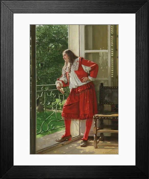 Framed Print : Moliere. Creator: Charlemont, Eduard (1848-1906) Framed Print : Moliere. Creator: Charlemont, Eduard (1848-1906)
