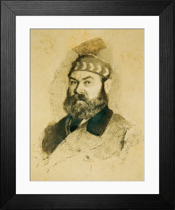 Framed Print : Self-portrait, 1880-1884. Creator: De Nittis, Giuseppe (1846-1884) Framed Print : Self-portrait, 1880-1884. Creator: De Nittis, Giuseppe (1846-1884)