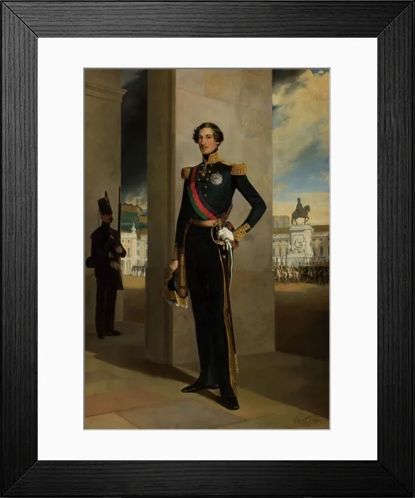 Framed Print : Portrait of King Ferdinand II of Portugal (1816-1885), 1845. Creator: Krumholz, Ferdinand (1810-1878) Framed Print : Portrait of King Ferdinand II of Portugal (1816-1885), 1845. Creator: Krumholz, Ferdinand (1810-1878)