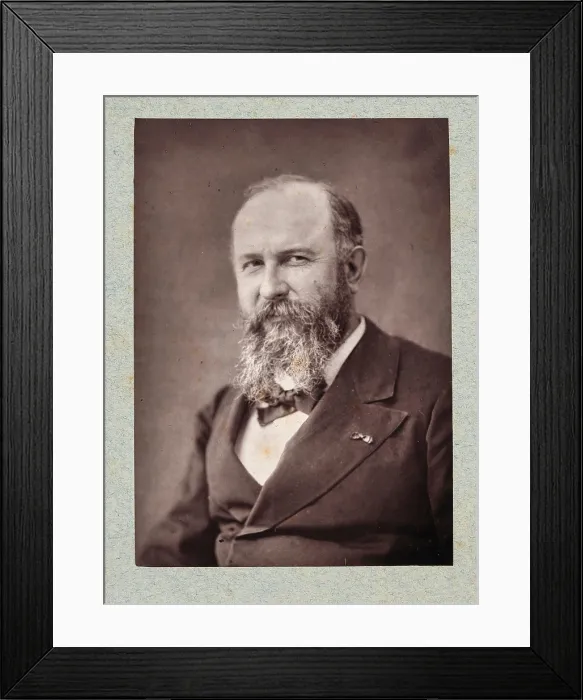Framed Print : Portrait of Felix de Vuillefroy-Cassini (1841-1916), 1882. Creator: Godet, Anatole Louis (1839-1887) Framed Print : Portrait of Felix de Vuillefroy-Cassini (1841-1916), 1882. Creator: Godet, Anatole Louis (1839-1887)
